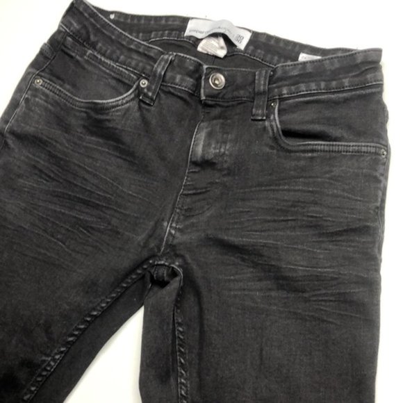 LIKE NEW PAPER DENIM & CLOTH BLACK STRAIGHT JEANS 30x32 😎 - Picture 10 of 14